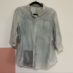 Free People | Embroidered Button Down